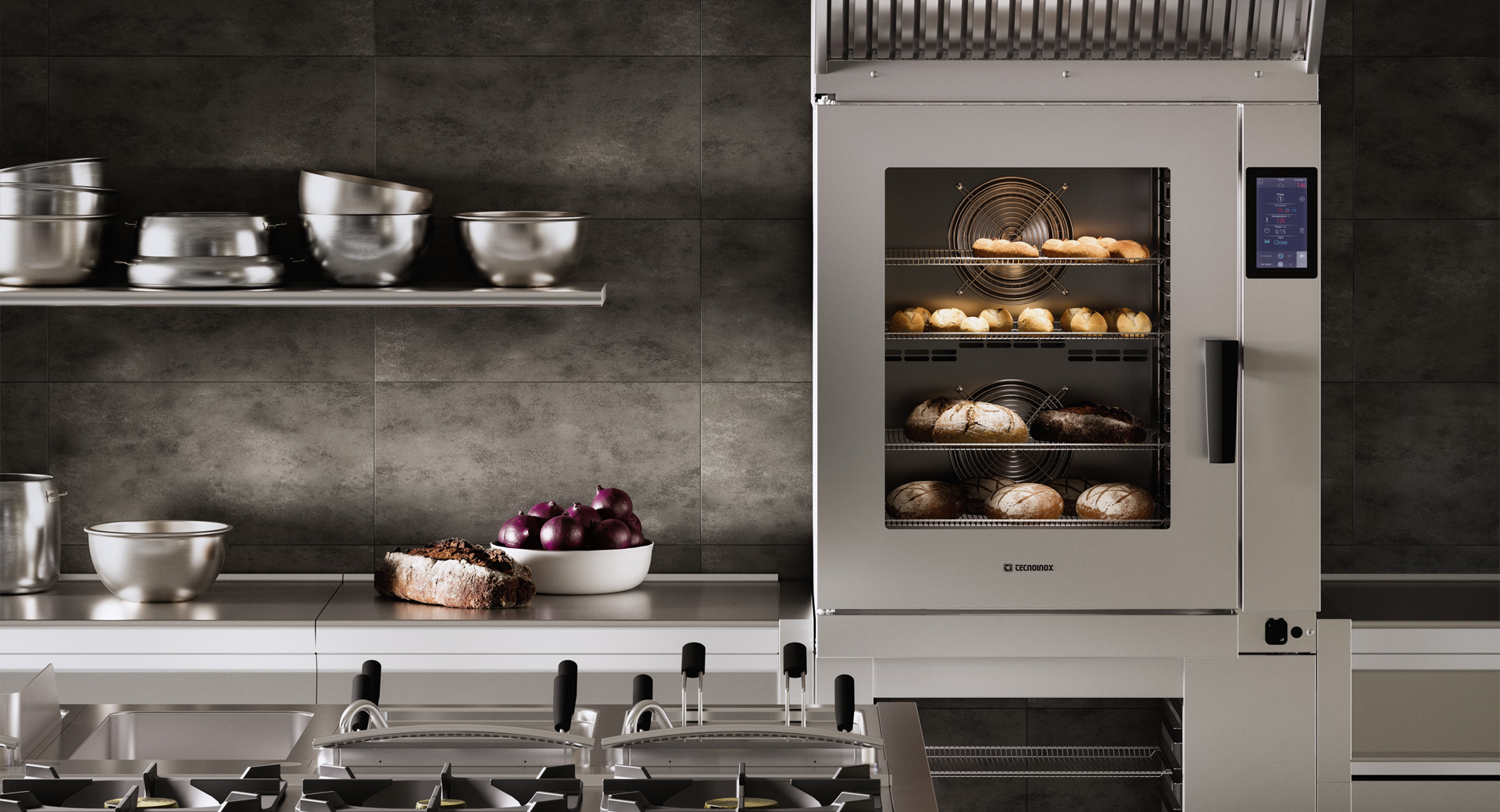 Panoramica cucina con forno Tecnoionx con tecnologia NEXT
