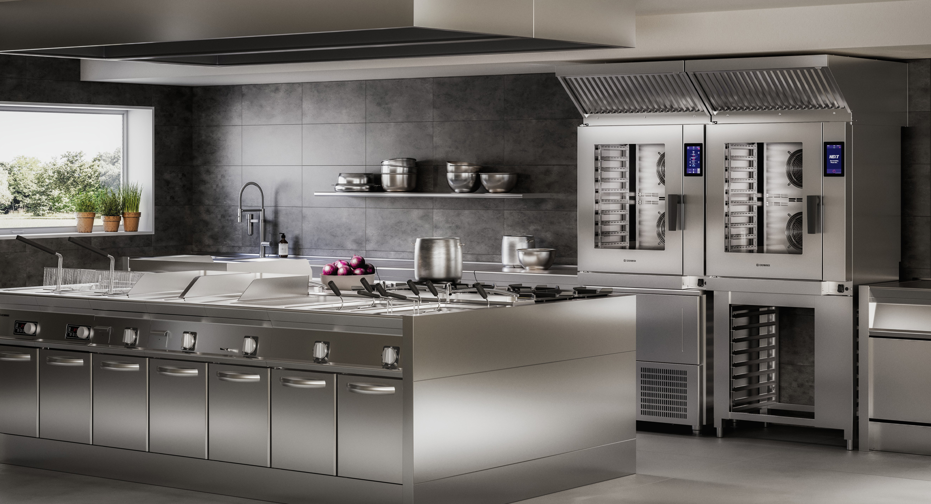 Cucina con prodotti Tecnoinox