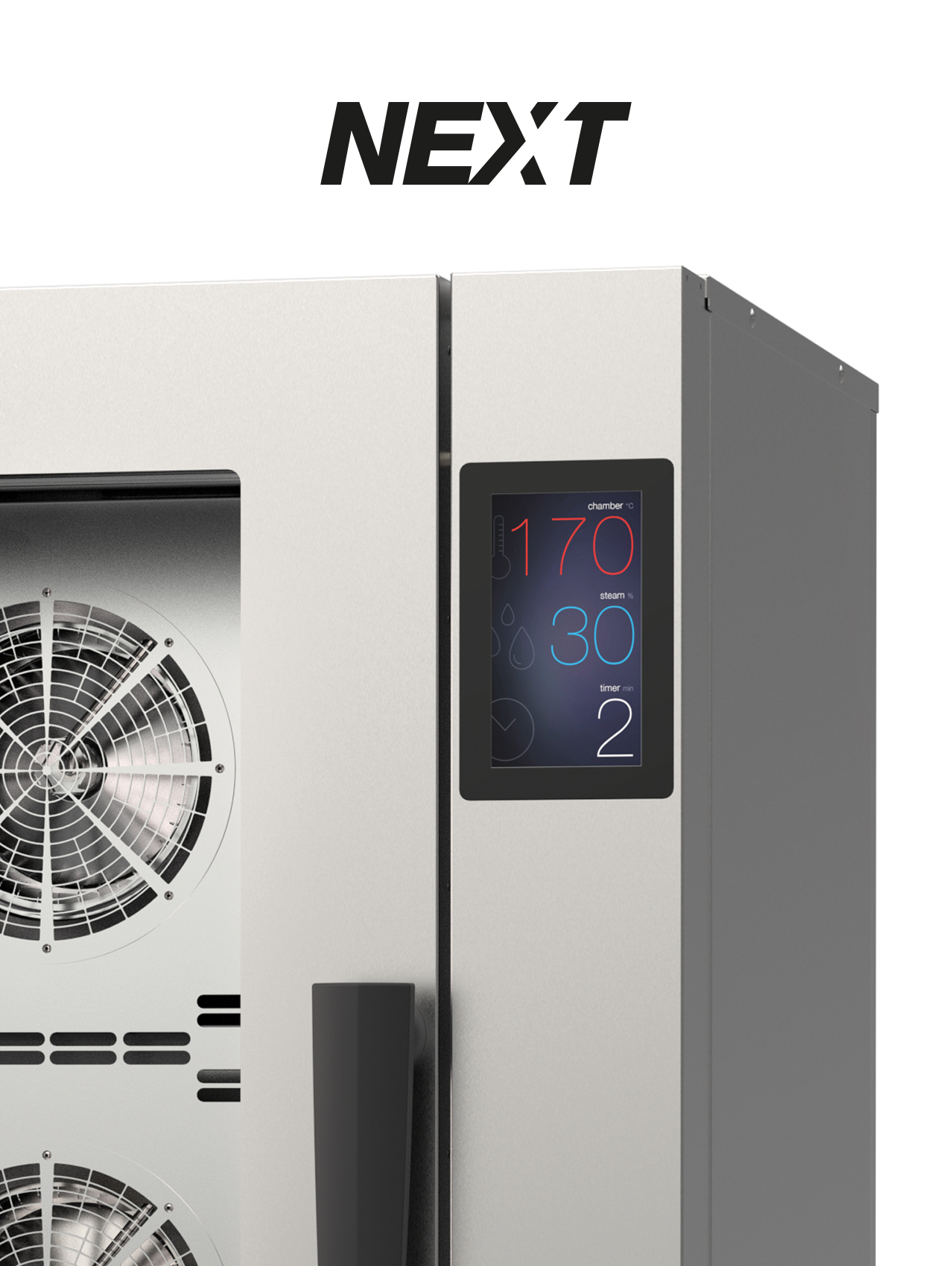 Interfaccia Next per forni Tecnoinox