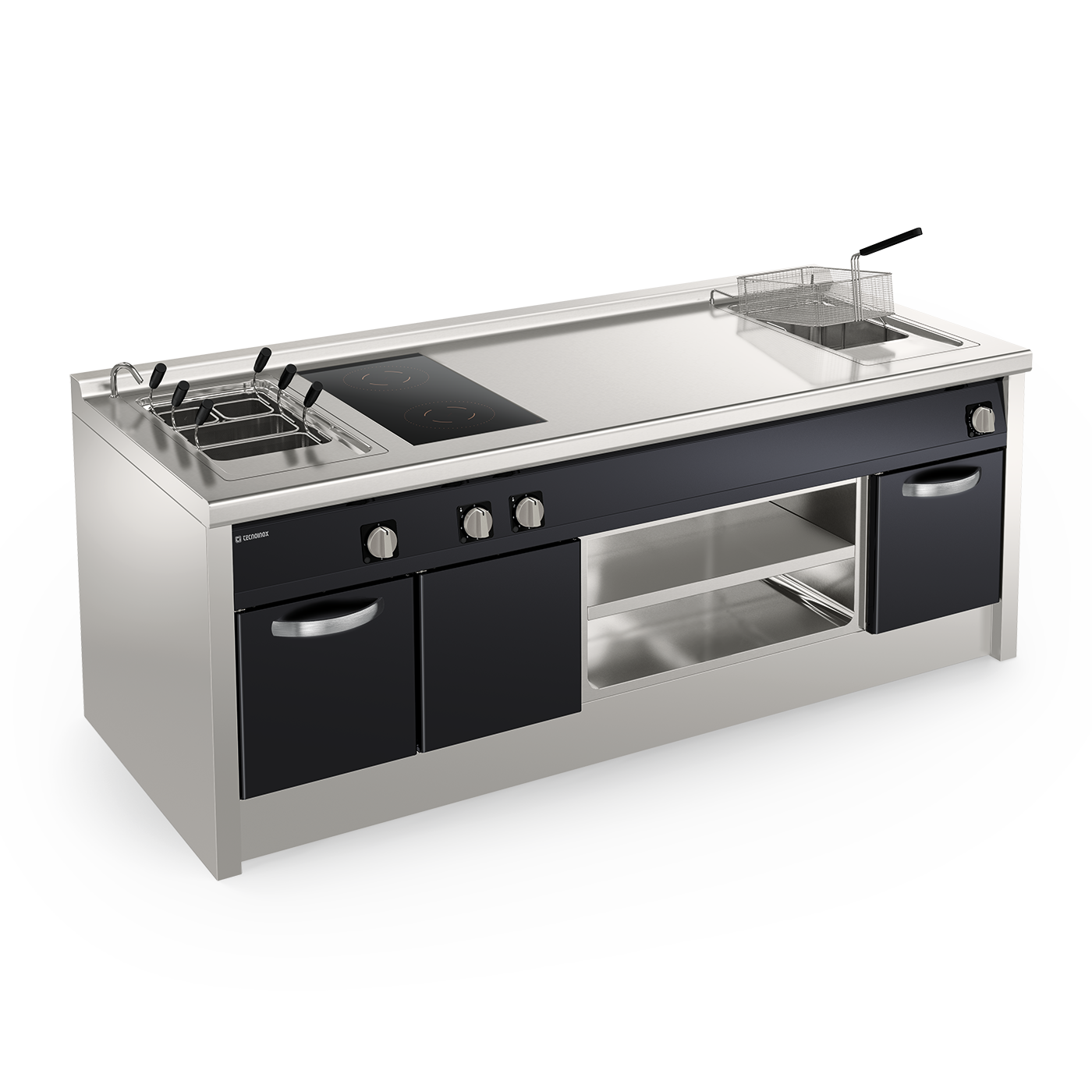 piano unico monoblocco tecnoinox